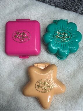 Vintage Bluebird Polly Pocket Compacts